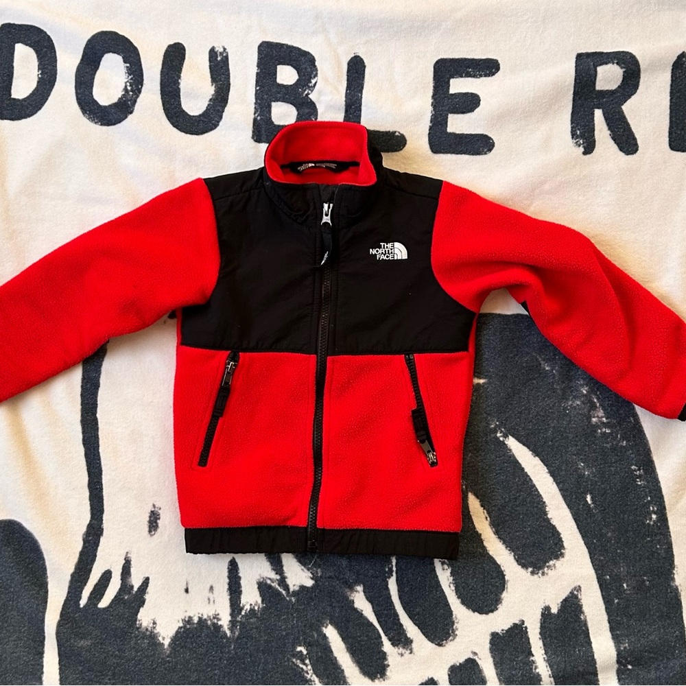 The North Face Red and Black Full-Zip Jacket